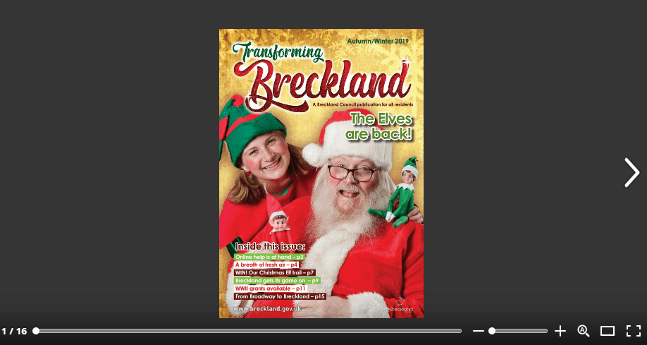 Link to Issue website to read Transforming Breckland Autumn Edition