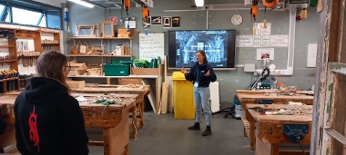 College of West Anglia Students - Brickwork and Carpentry