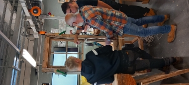 College of West Anglia Students - Brickwork and Carpentry